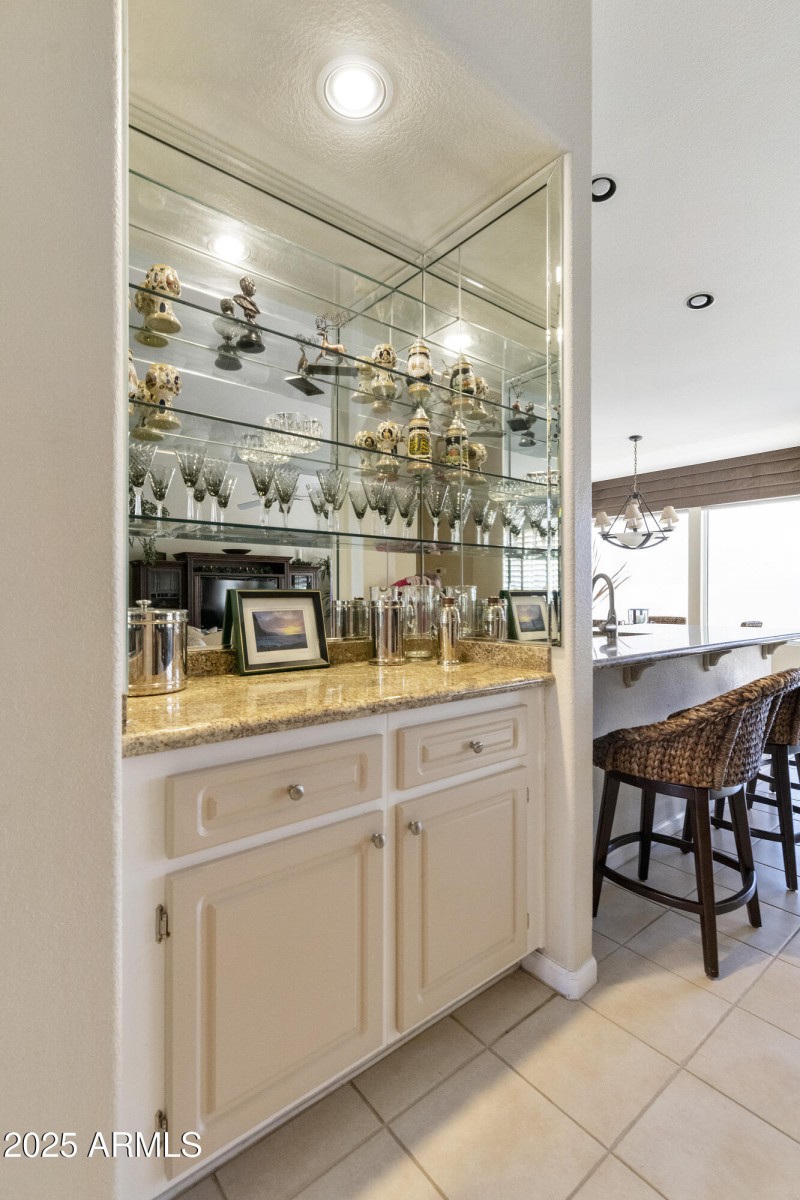 Bar area
