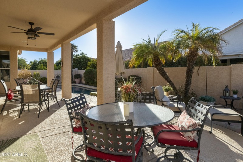 Covered patio