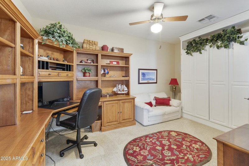 Office with murphy bed