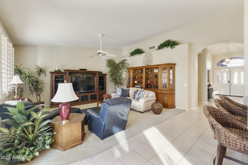 Family room off kitchen