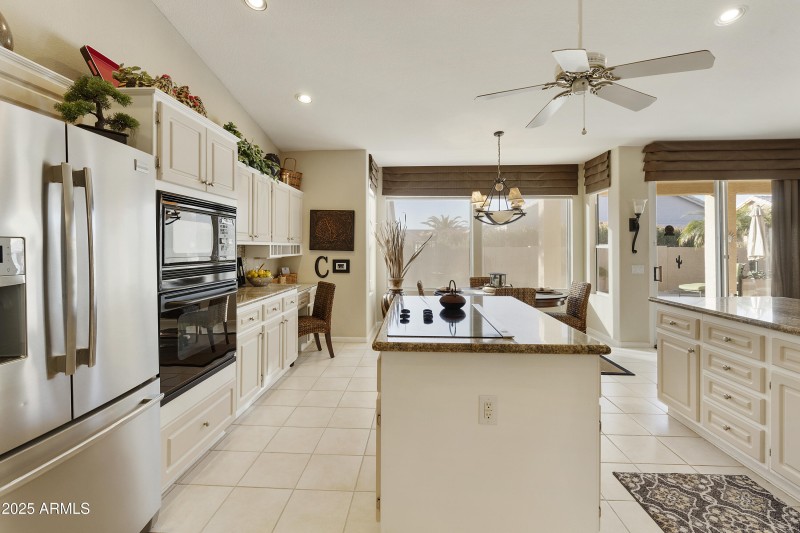 Kitchen with island