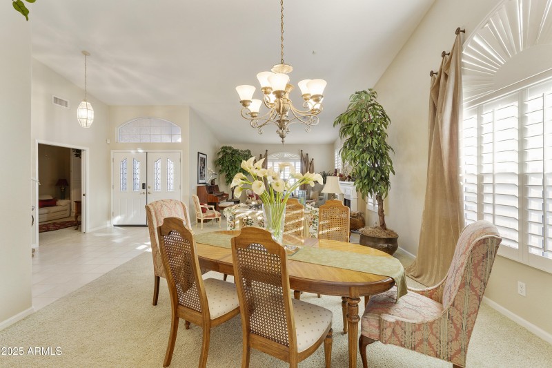 Dining area of Great Room
