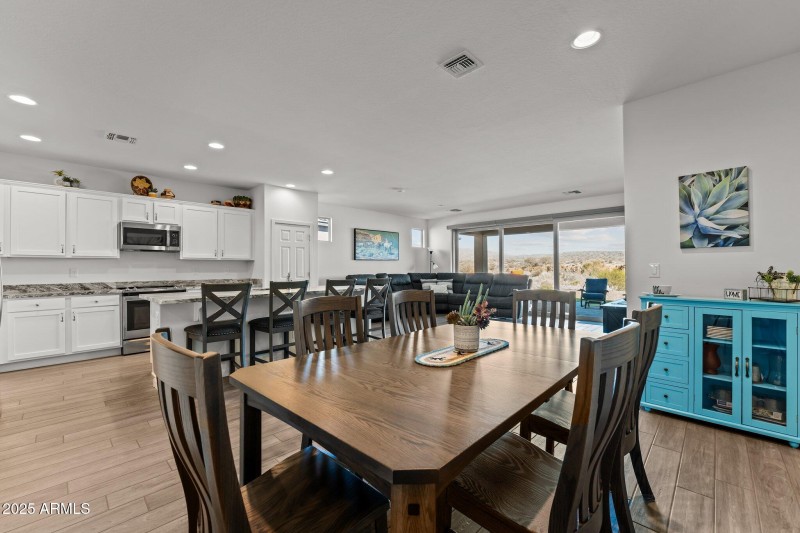 view from dining to great room