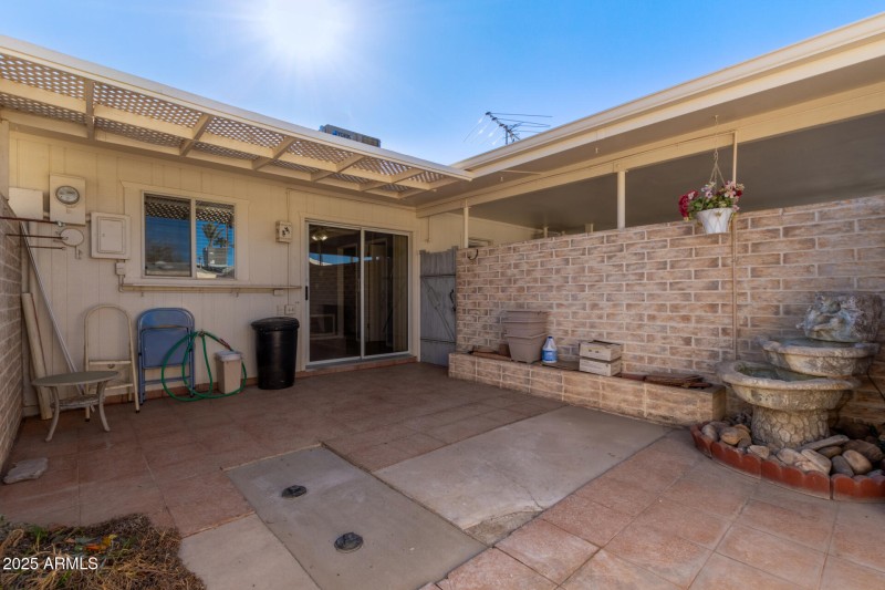 Back patio