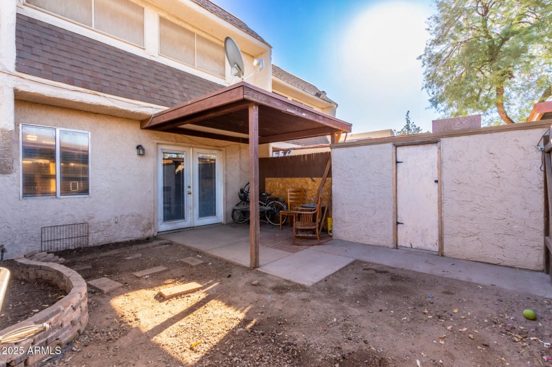 Backyard with Storage!
