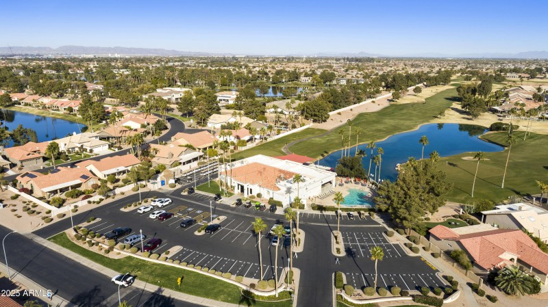 Aerial View - Clubhouse across from home