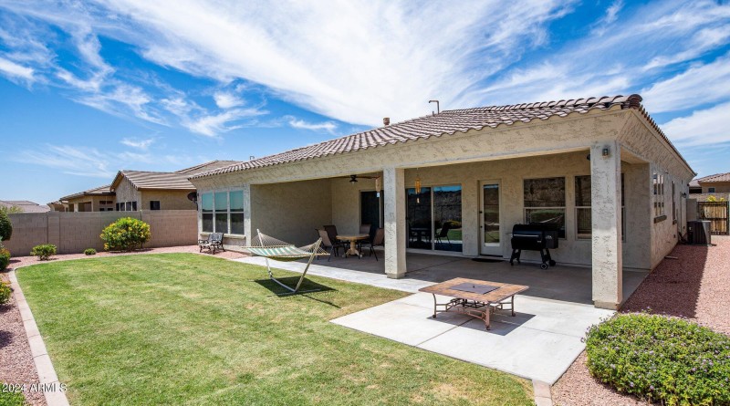 Covered Patio with Grill Space