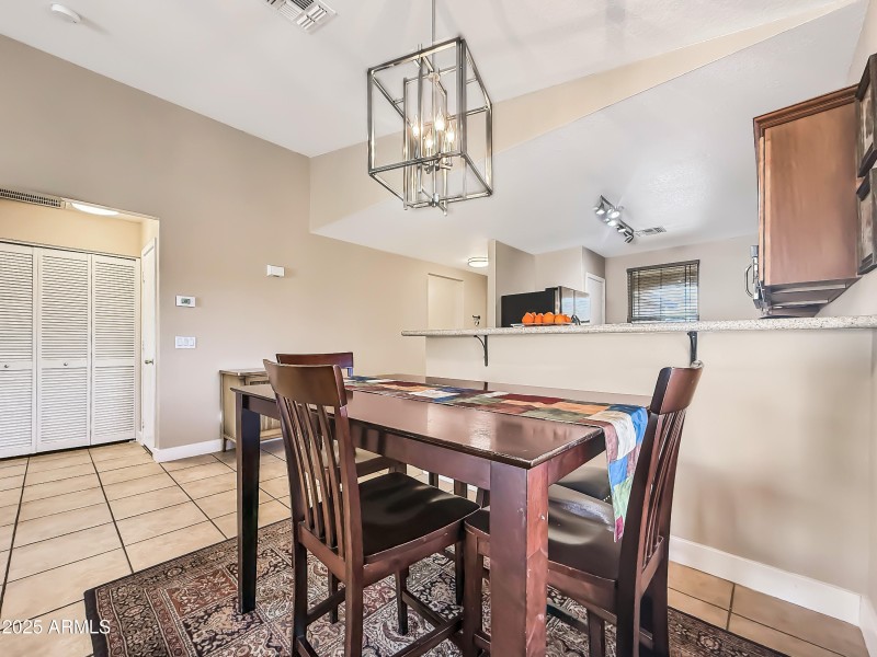 Dining off kitchen