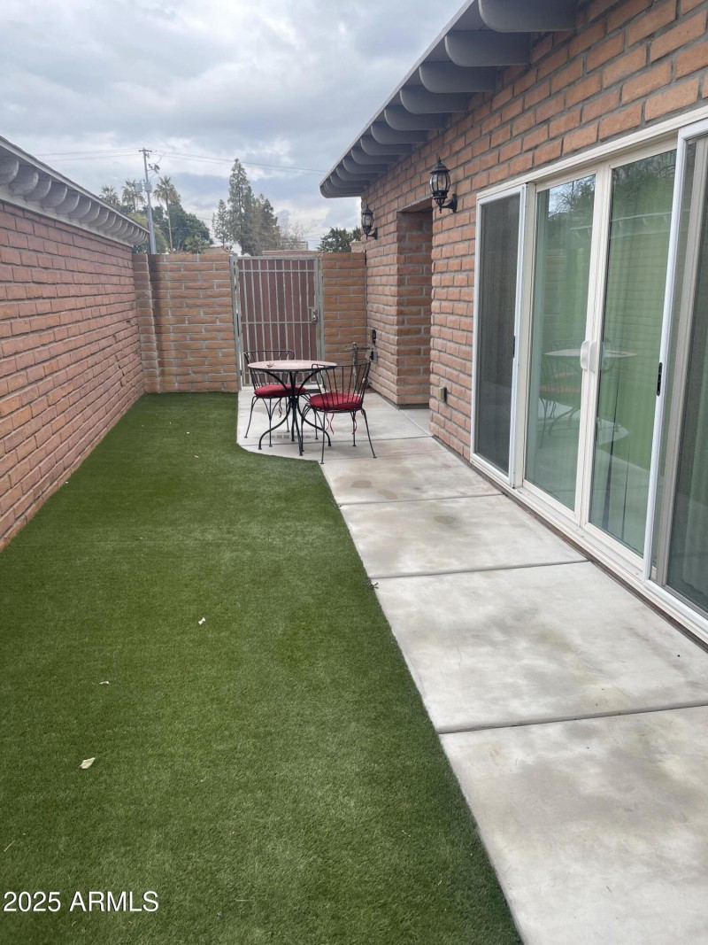 Private Gated Patio