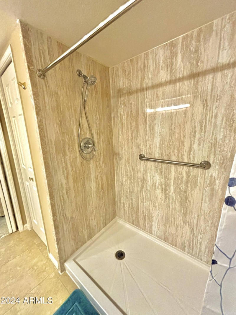 Custom walk in shower