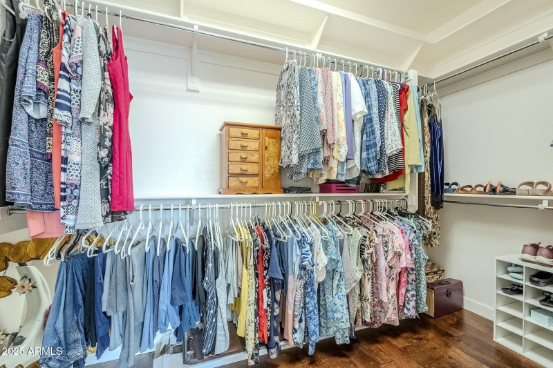 Primary closet