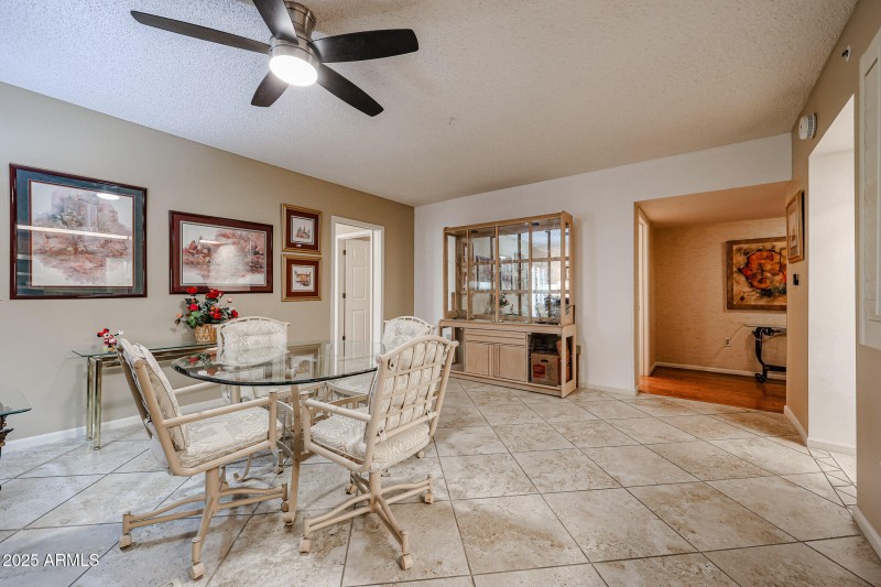 Dining room area