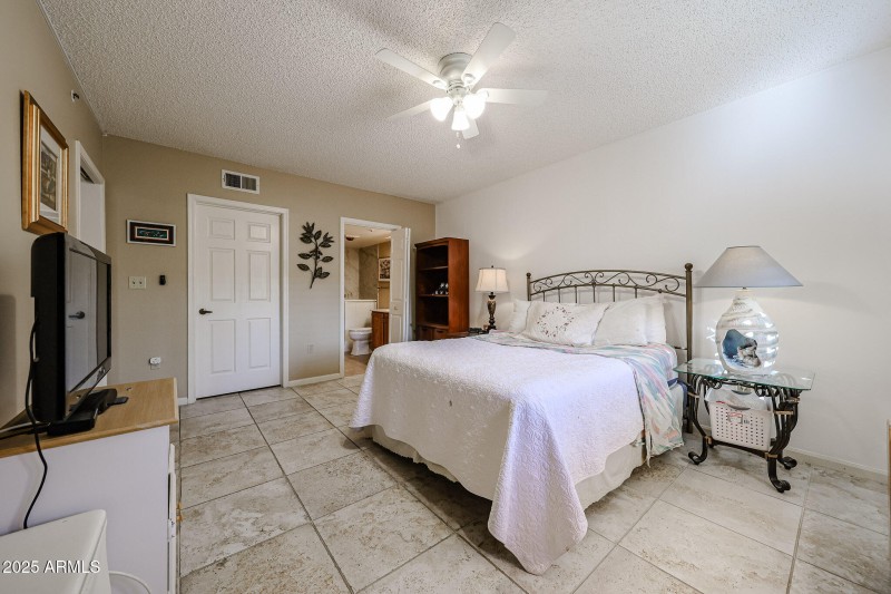 Second bedroom and bathroom