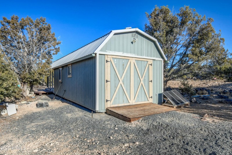 Back of shed