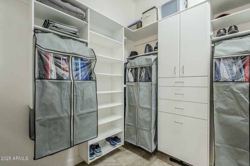 Primary closet