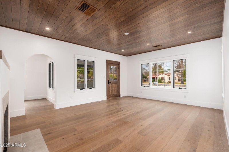 Front Entry & Living Room