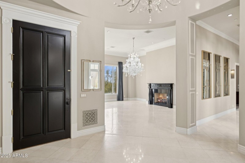 Entry View to Formal Living Room