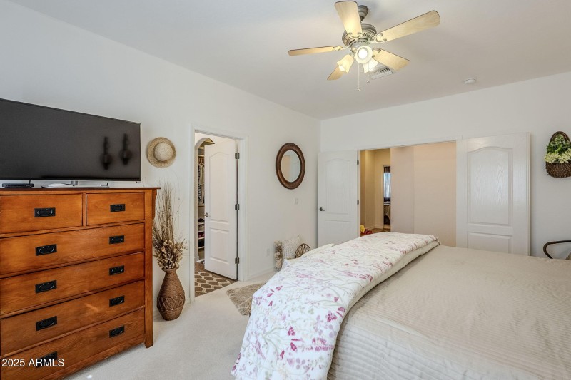 Primary bedroom view 3