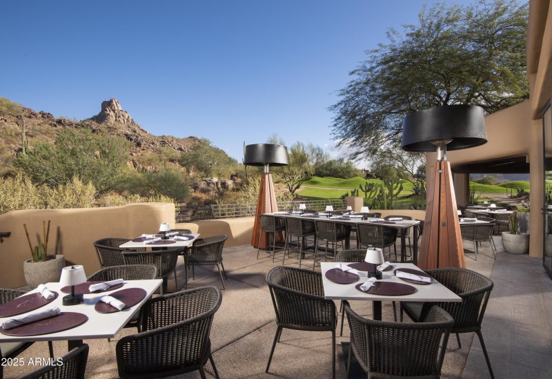 Patio at the club