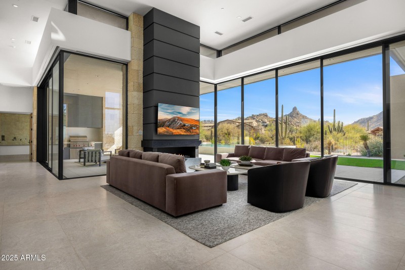 living room doors closed