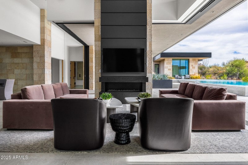 living room open doors