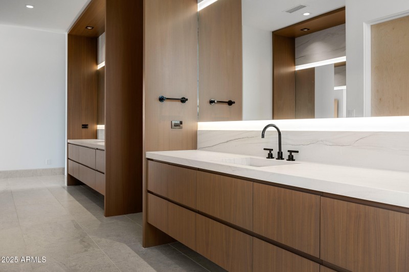 primary bathroom custom vanity