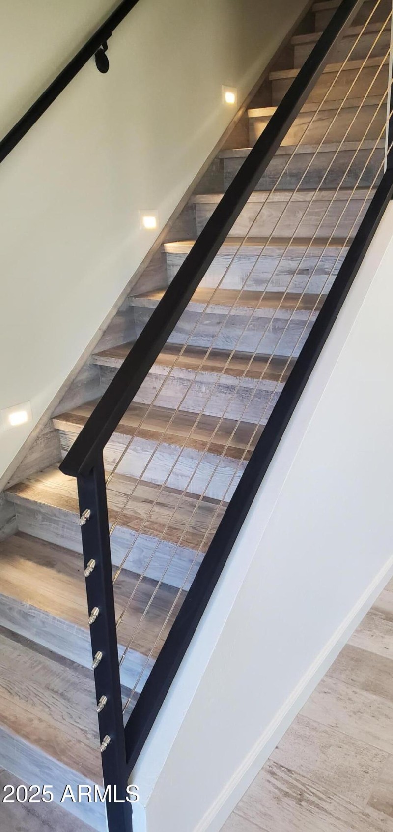 Staircase w/New Flooring & Railings