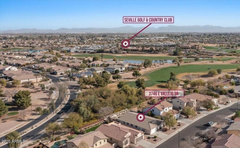 Aerial View of Golf Club
