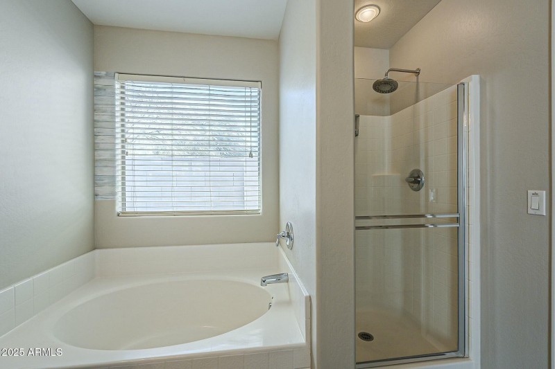 Separate Tub & Shower
