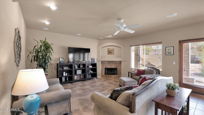 Family Room with Fireplace