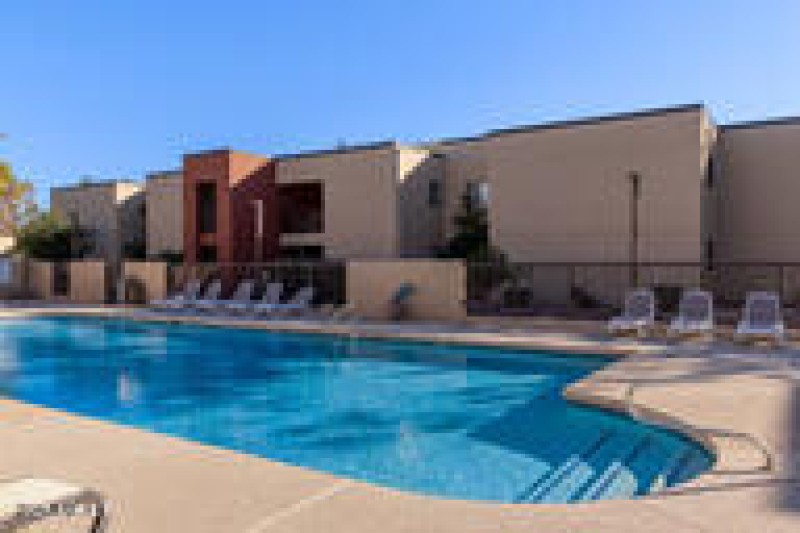 pool standing view