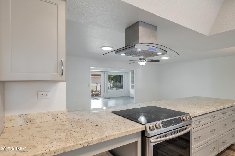 Remodeled kitchen