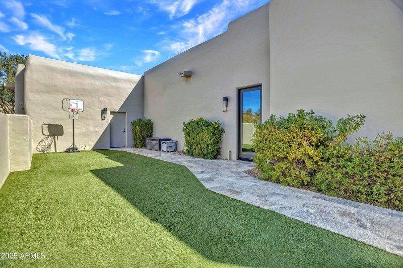 Side yard/dog run