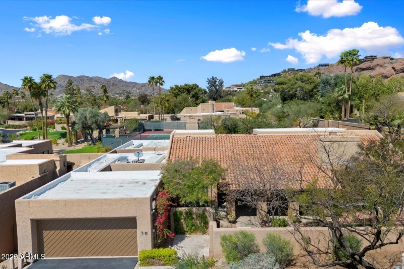 Drone view of front