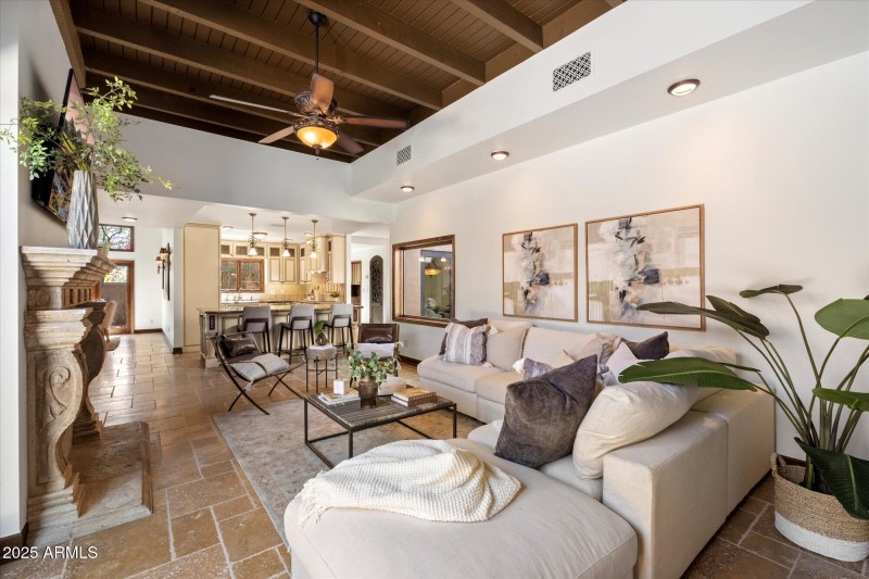 Family Room opens to Kitchen