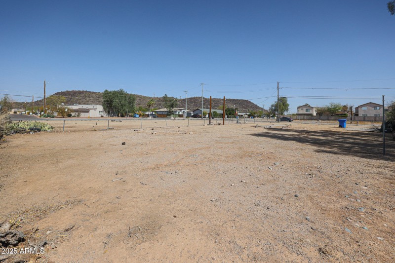 Parcel 1 looking north