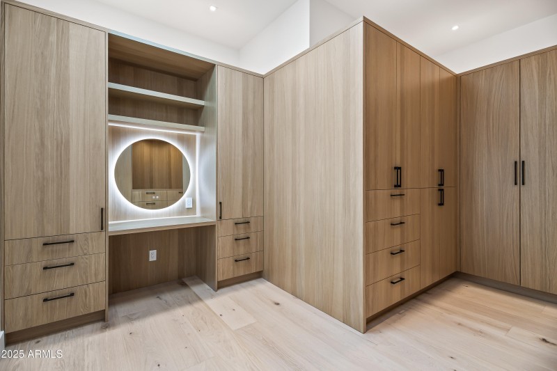 PRIMARY CLOSET + VANITY
