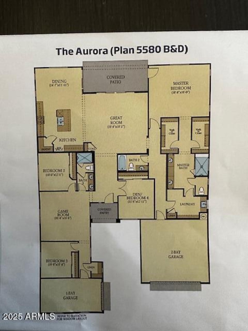 Aurora floorplan 10501 W. Swayback Pass,