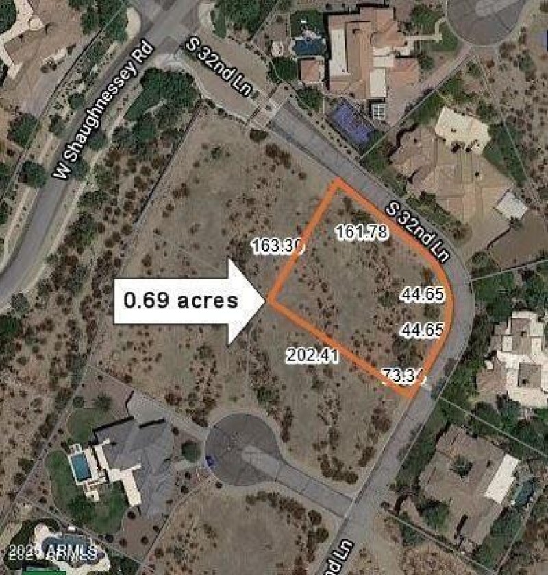 Lot aerial shot