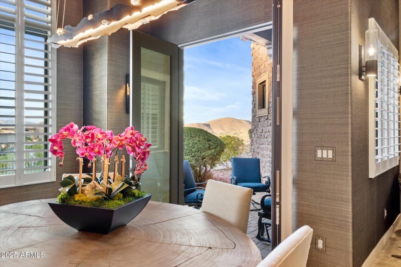 Patio off dining room