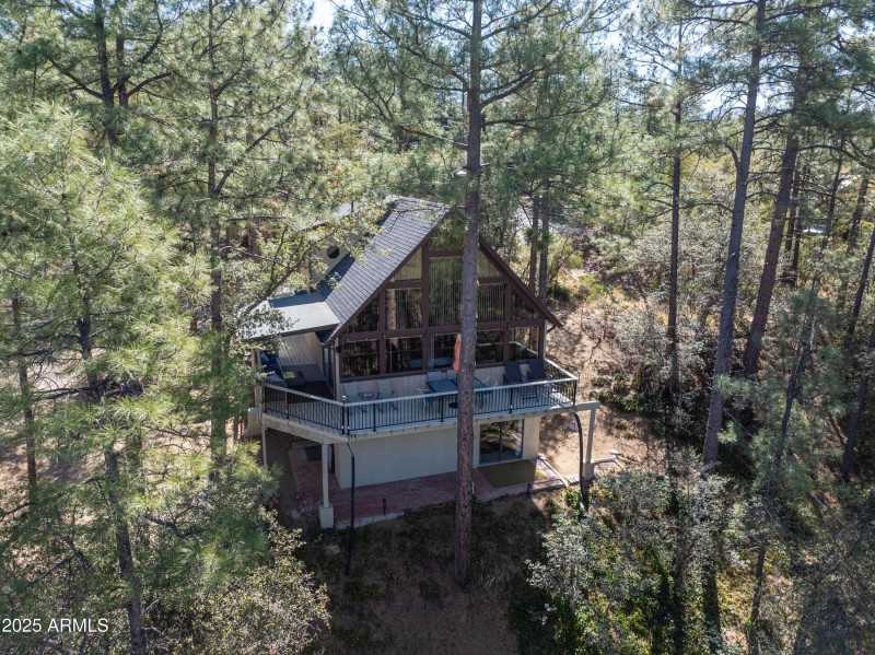 High view of West side