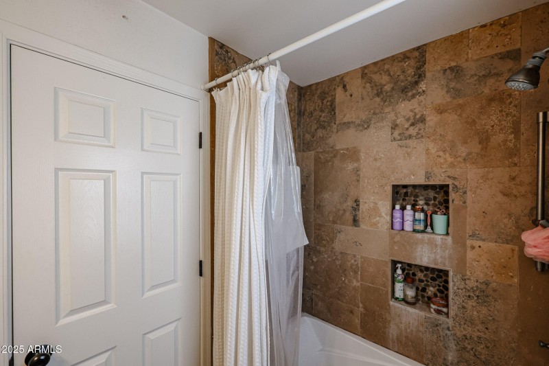Upstairs shower