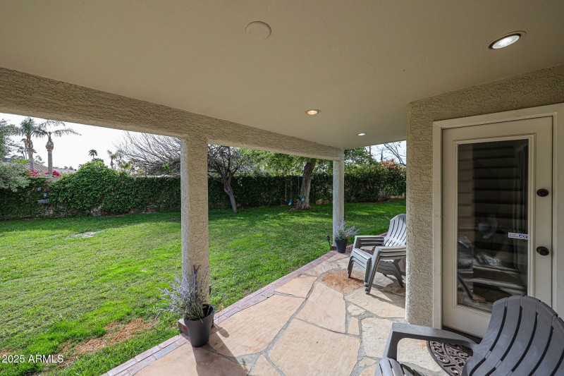 Back patio
