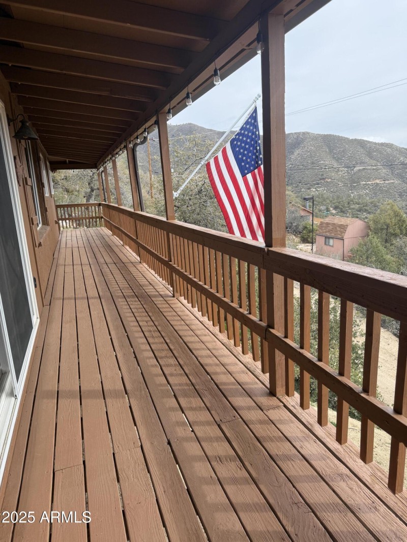 Wrap around deck
