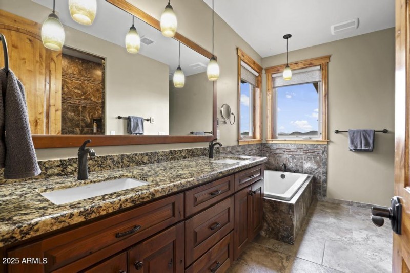 Primary Bathroom with Separate Tub