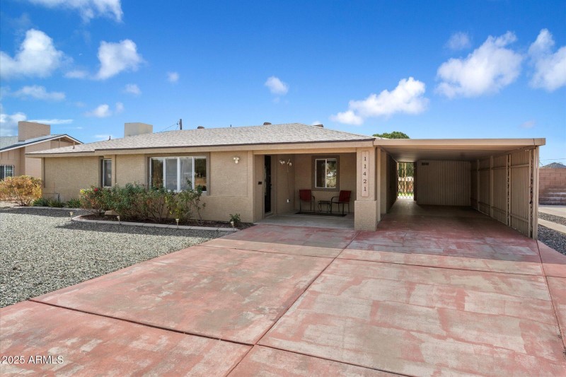 2 car carport plus plenty of open space
