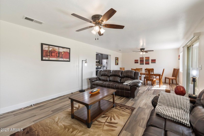 Family room and dining
