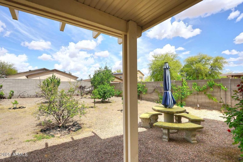 Covered Patio-View