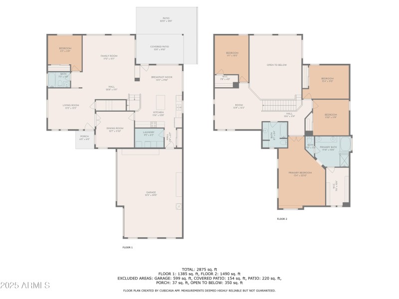 Floor plan both floors