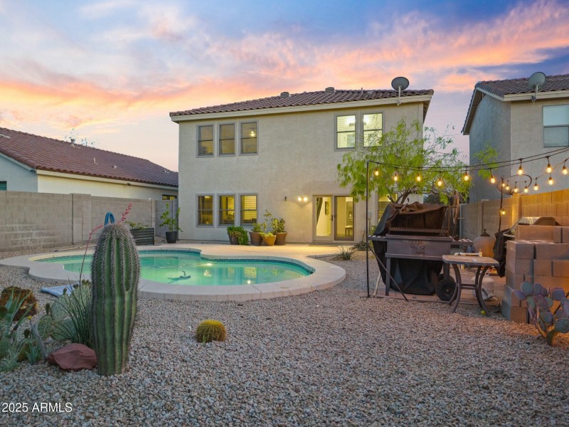 lovely backyard
